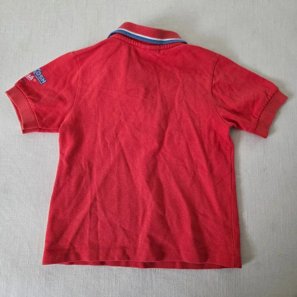 Vintage Oshkosh Red Polo Shirt 3t